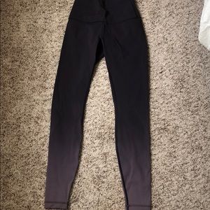 Purple ombré lulu leggings